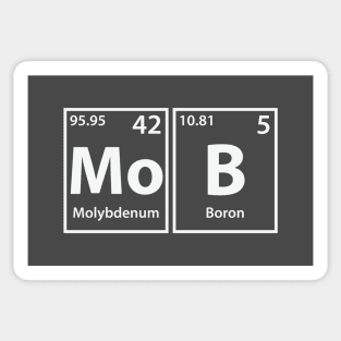 Mob (Mo-B) Periodic Elements Spelling Sticker